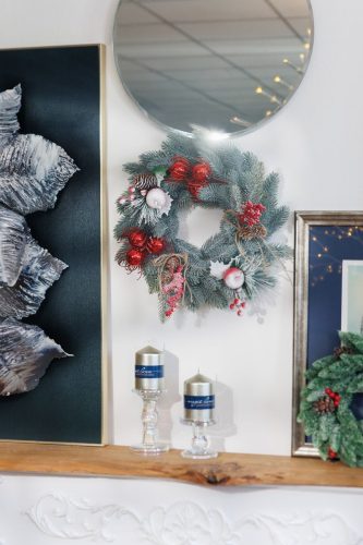 Ág MagicHome Karácsony, 23 cm