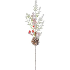 Ág MagicHome Karácsony, zöld, 46 cm