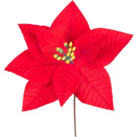 Virág MagicHome Karácsony, piros, 12 x 16 cm