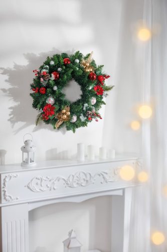 Virág MagicHome Karácsony, piros, 12 x 24 cm