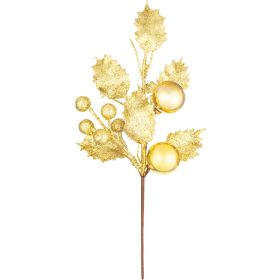 Virág MagicHome Karácsony, fehér, 24 cm