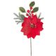Virág MagicHome Karácsony, piros, 24 x 10 cm
