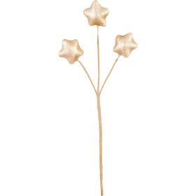 Virág MagicHome Karácsony, arany, 8.5 cm