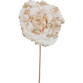 Virág MagicHome Karácsony, fehér, 10 x 10 cm