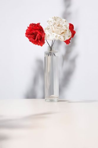 Virág MagicHome Karácsony, fehér, 10 x 10 cm